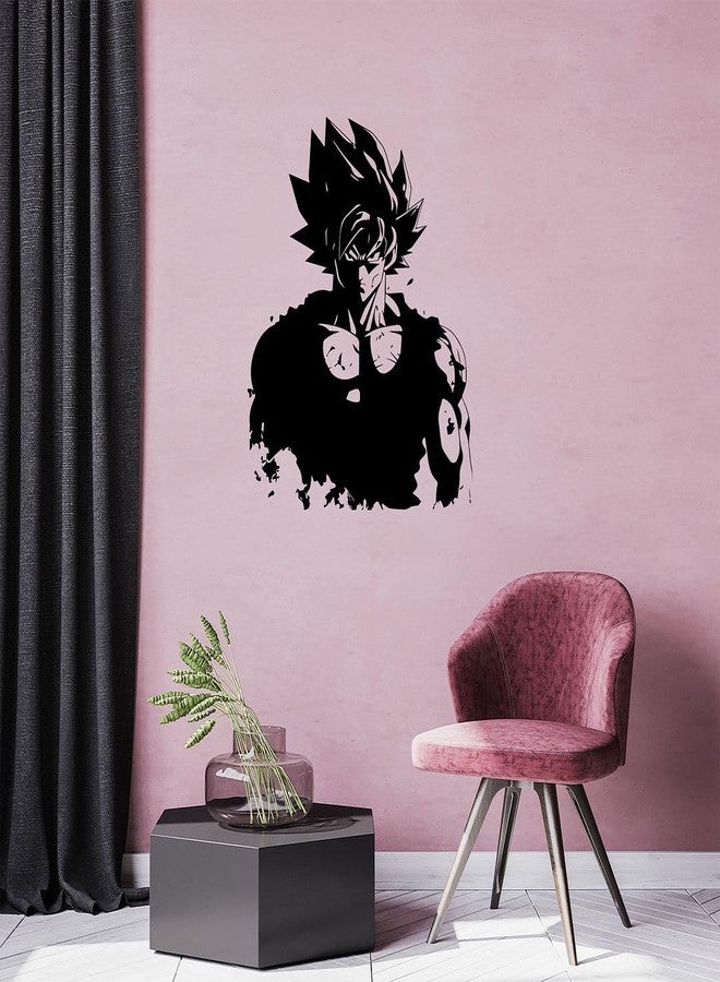CVANU Anime Character Transparent Vinyl Self-Adhesive Sticker for Wall Decoration (30X24inch)_202308-A5 - Image 3